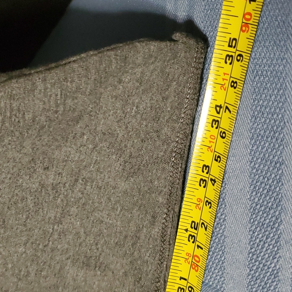 Design Lab Grey Organic Cotton Long Sleeve Jersey A-Line Dress - Size Small - Picture 14 of 14